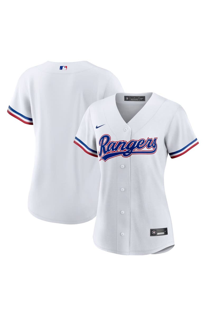 Nike Women's Nike White Texas Rangers Home Replica Team Jersey, Alternate, color,