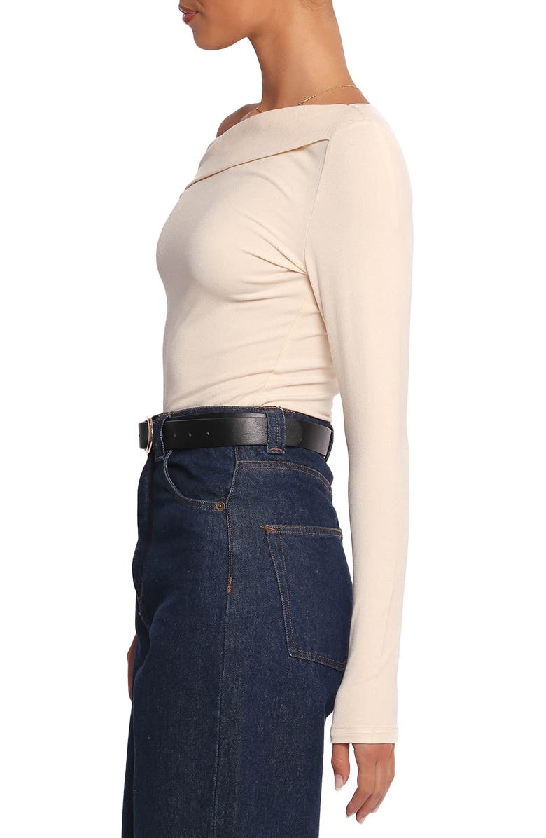 Petal & Pup Liah One-Shoulder Top, Alternate, color, Cream