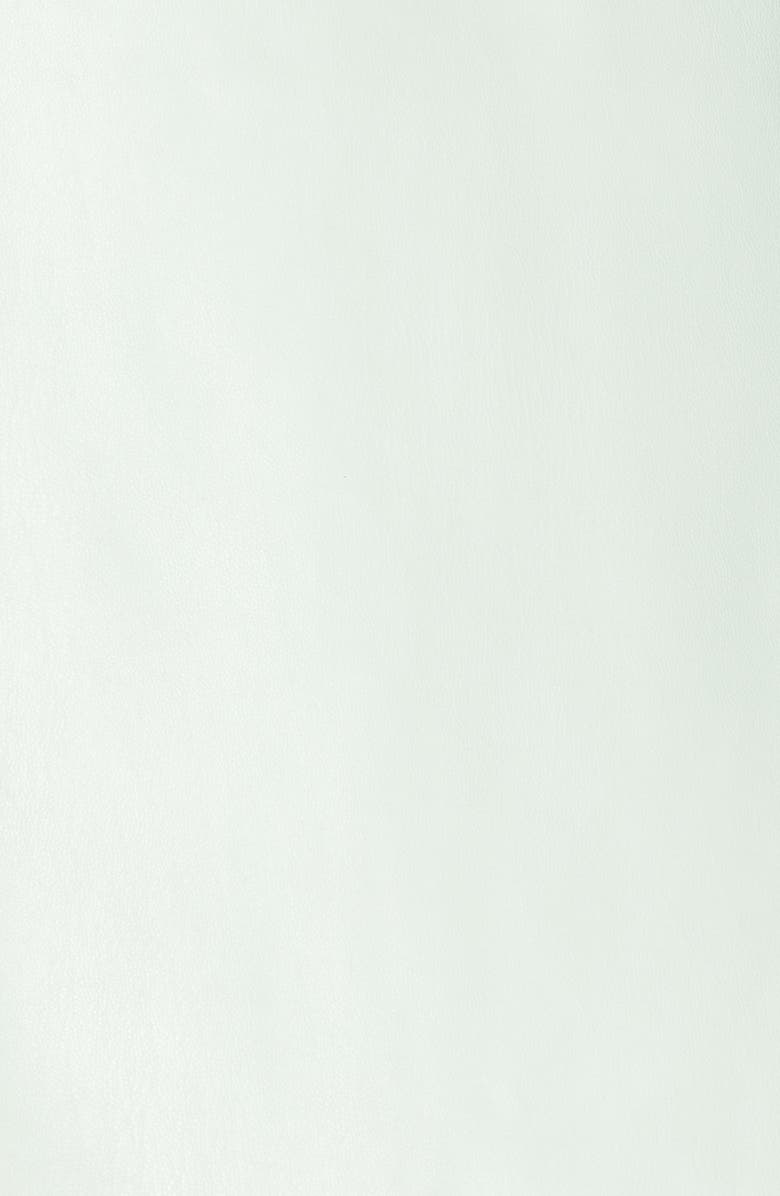 KENDALL + KYLIE Faux Leather Front Zip Hooded Jacket, Alternate, color,