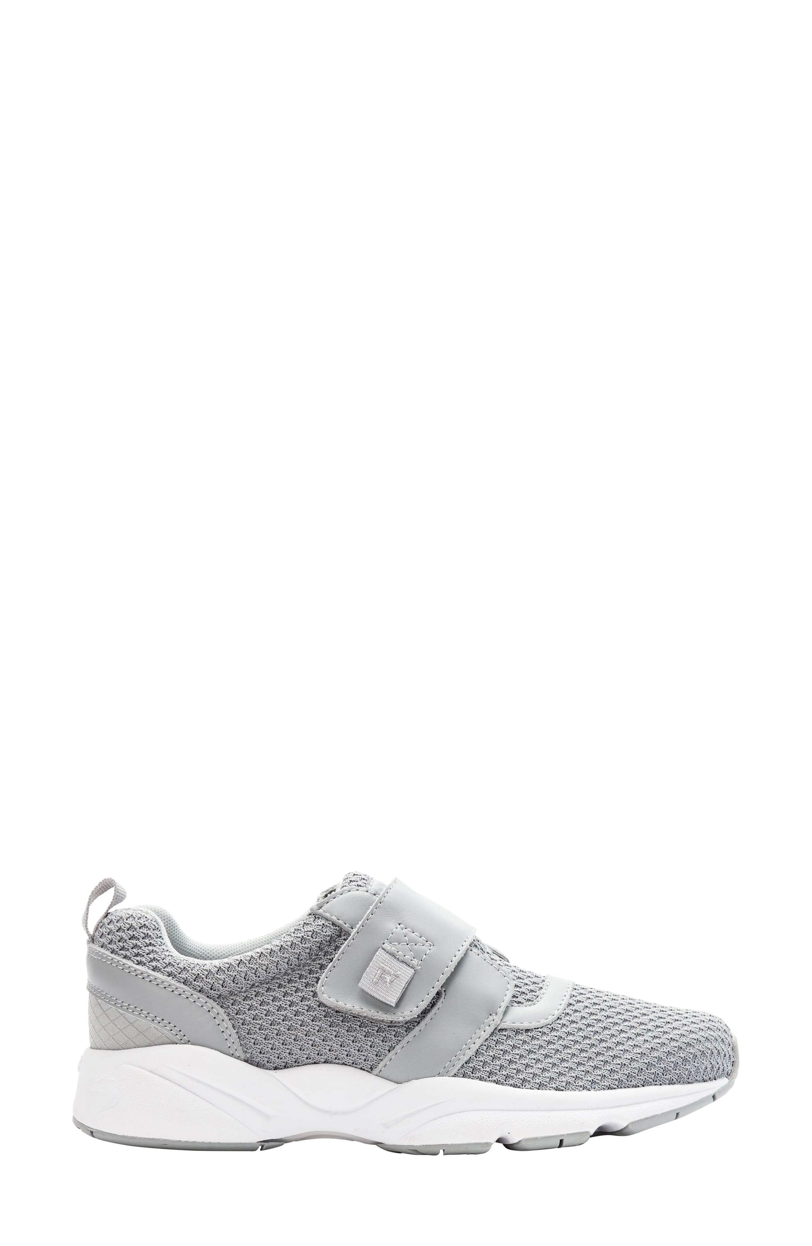 Stability X Strap Sneaker, Alternate, color, LIGHT GREY FABRIC