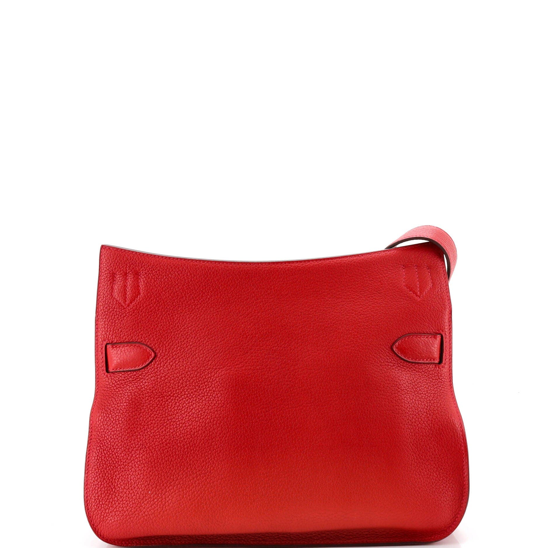 Pre-Owned Hermes Jypsiere Bag Clemence 31, Alternate, color, Rouge Casaque