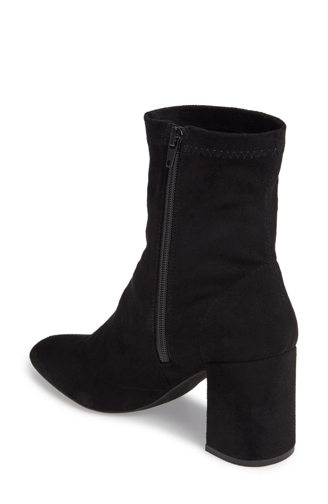 Cienga Bootie, Alternate, color, BLACK SUEDE