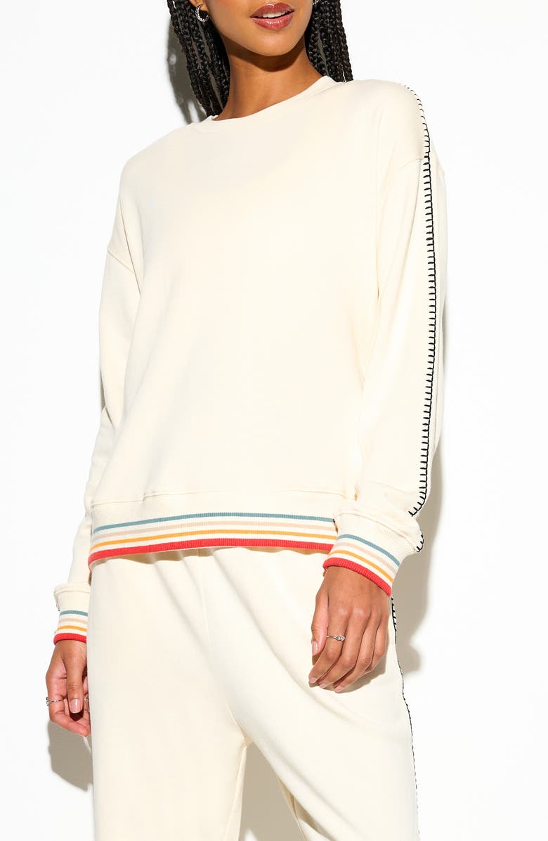 Spiritual Gangster Hudson Cotton & Modal Joggers, Alternate, color, Canvas