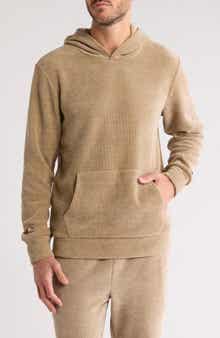 FLEECE FACTORY Plush Faux Suede Hoodie