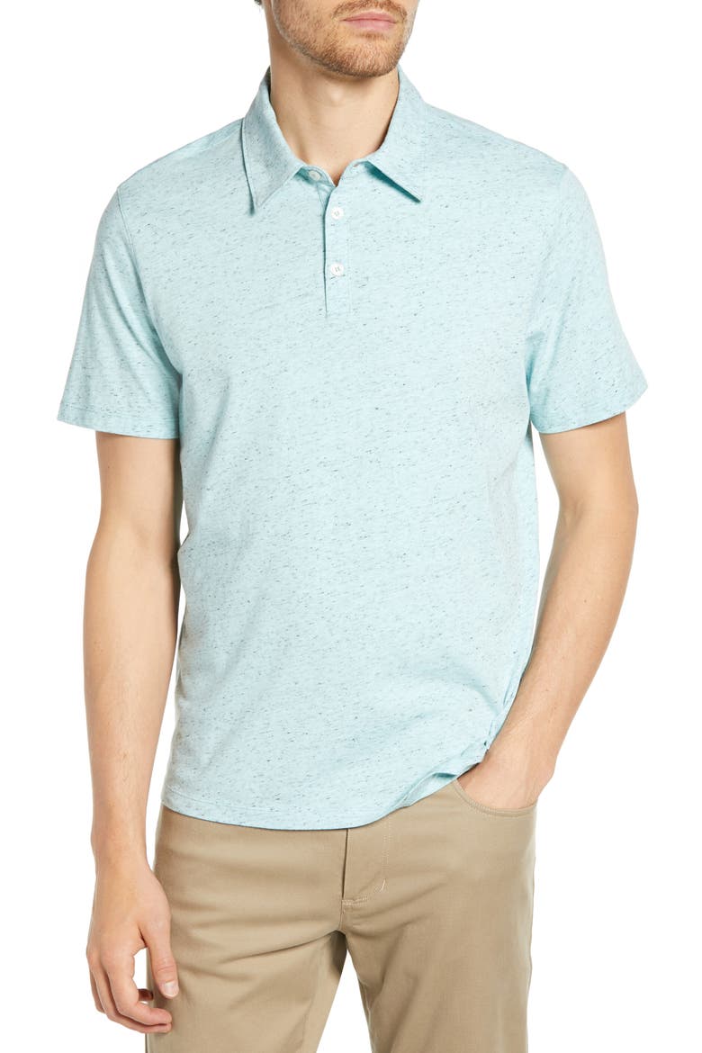 Cadler Regular Fit Polo Shirt, Main, color, LIGHT TURQUOISE