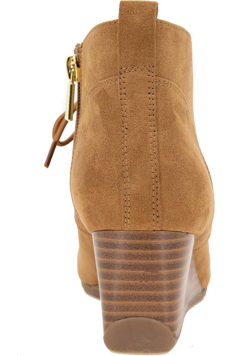 Reaction Kenneth Cole Deka Wedge Bootie, Alternate, color, Desert Micro