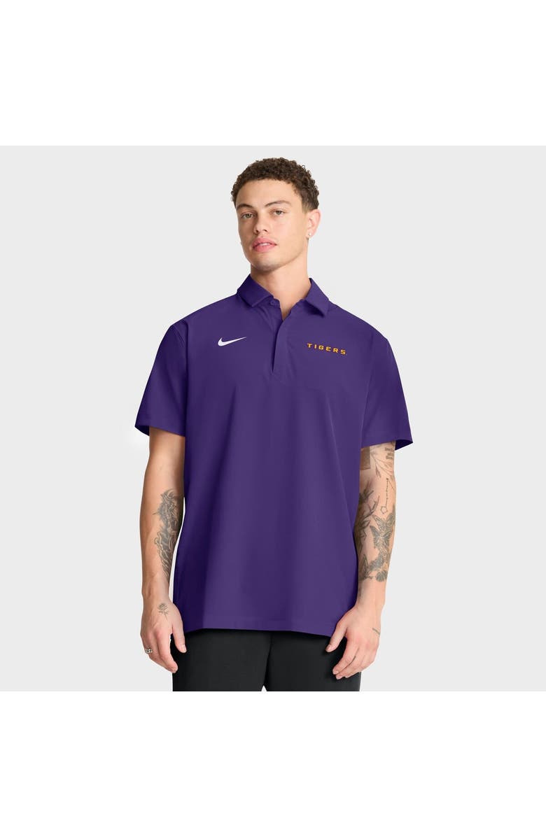 Nike Men's Nike Purple LSU Tigers 2025 Coaches Sideline Polo, Alternate, color, Purple