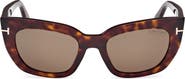 TOM FORD Athena 53mm Cat Eye Sunglasses