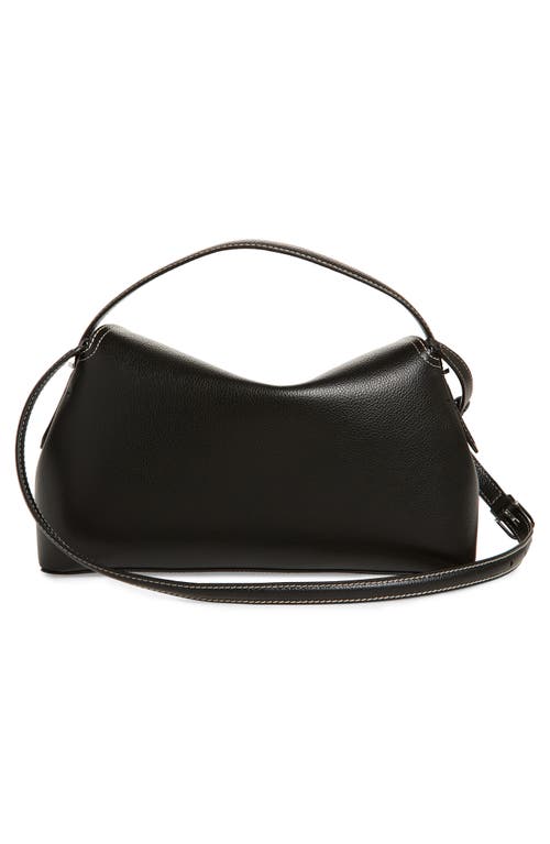 Totême Toteme T-lock Curved Leather Shoulder Bag