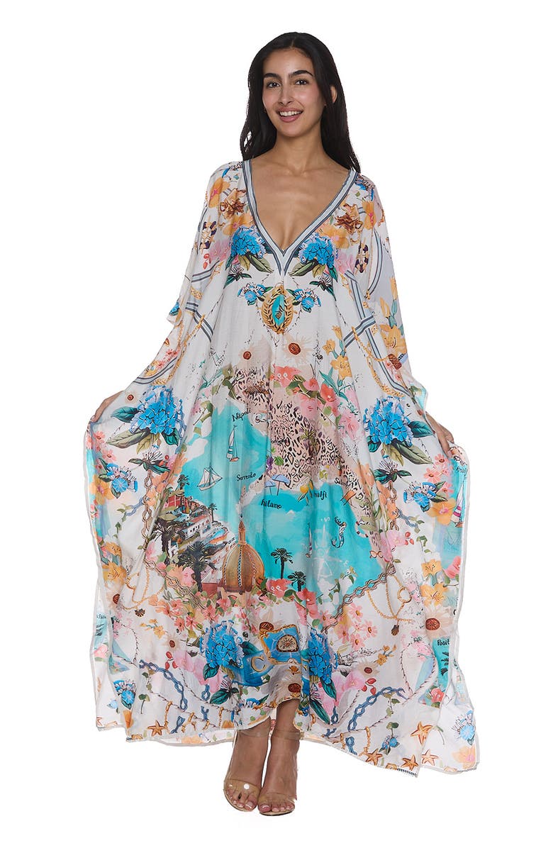 V-Neck Cotton Caftan