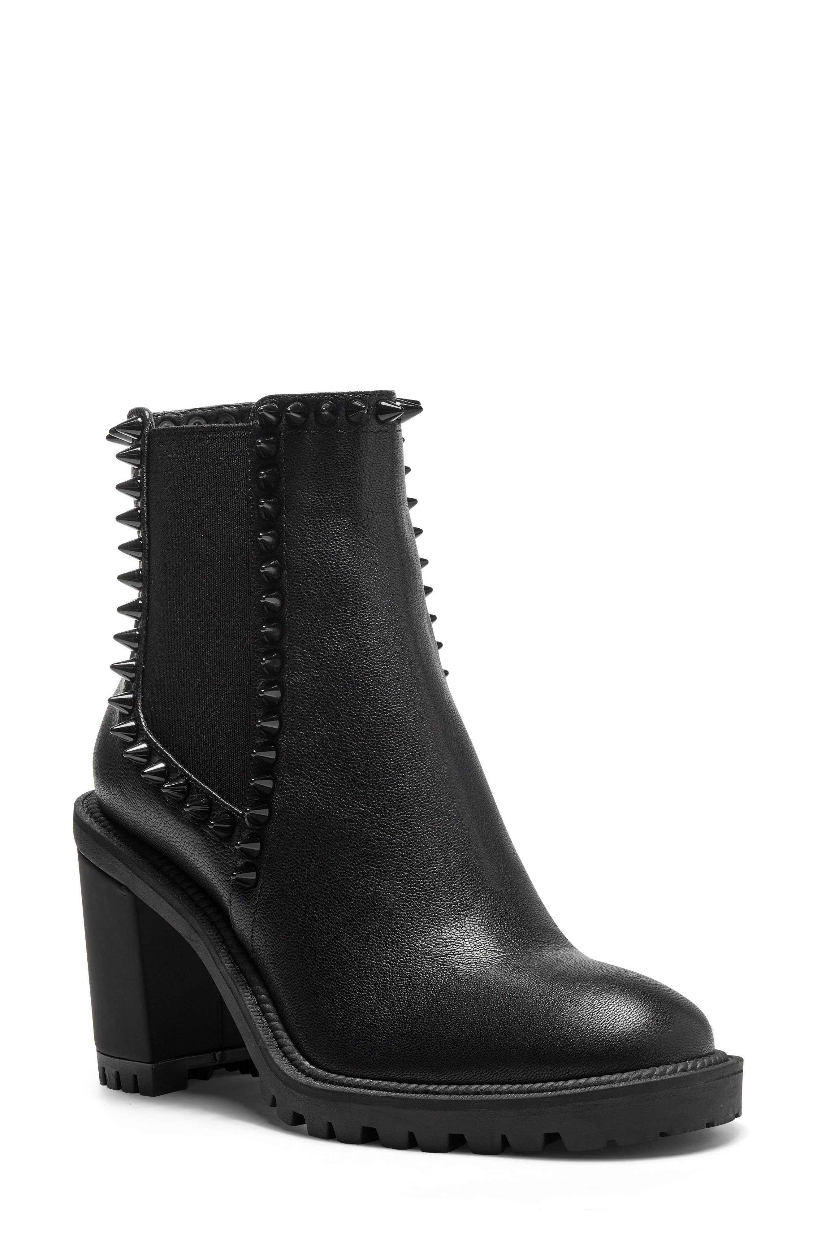 Jessica Simpson Demmie Studded Block Heel Bootie, Main, color, 