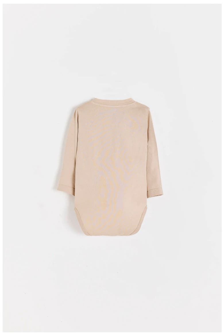 Nut Bodysuit for Infant, Alternate, color, CAMEL