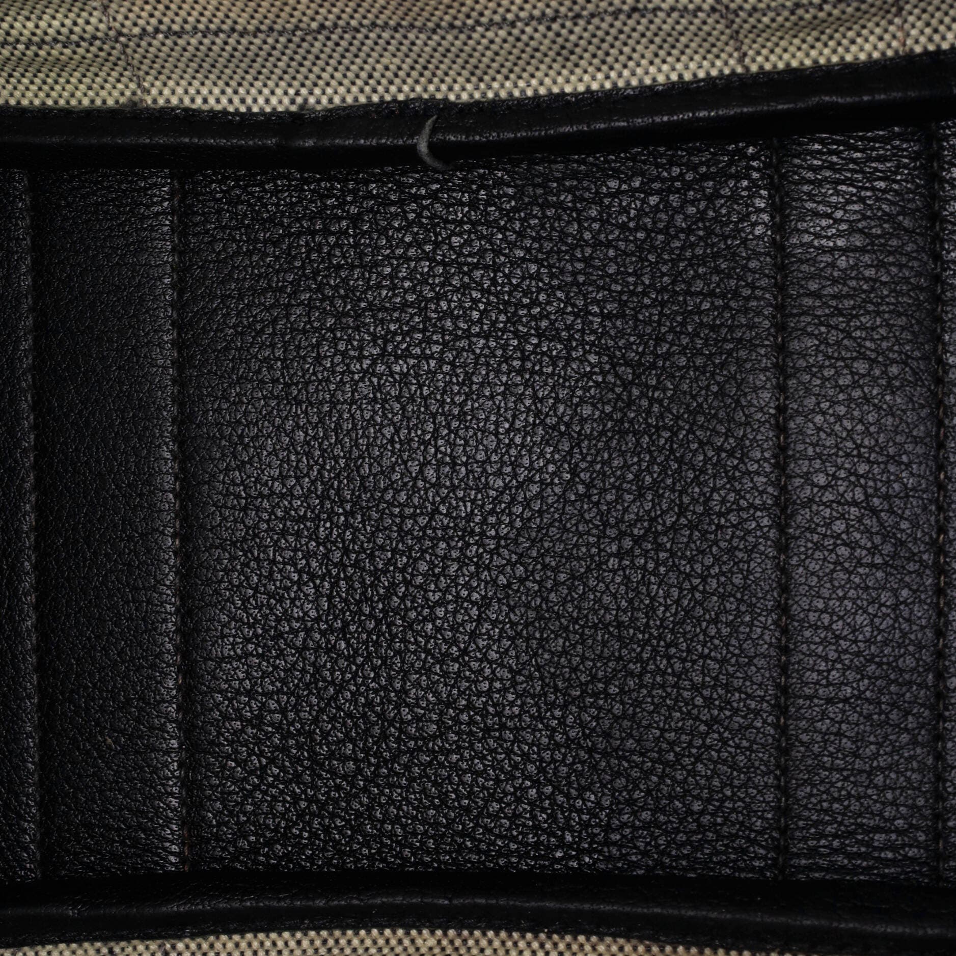 Pre-Owned Hermes Garden Party Tote Toile and Leather 30, Alternate, color, Noir