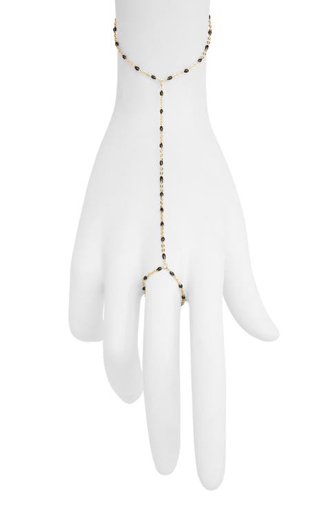 Iris Bead Hand Chain