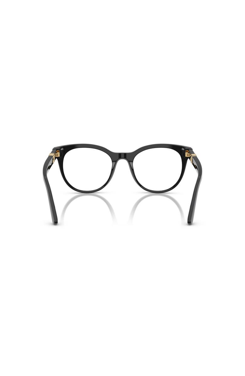 Dolce&Gabbana 50mm Phantos optical glasses, Alternate, color, Black