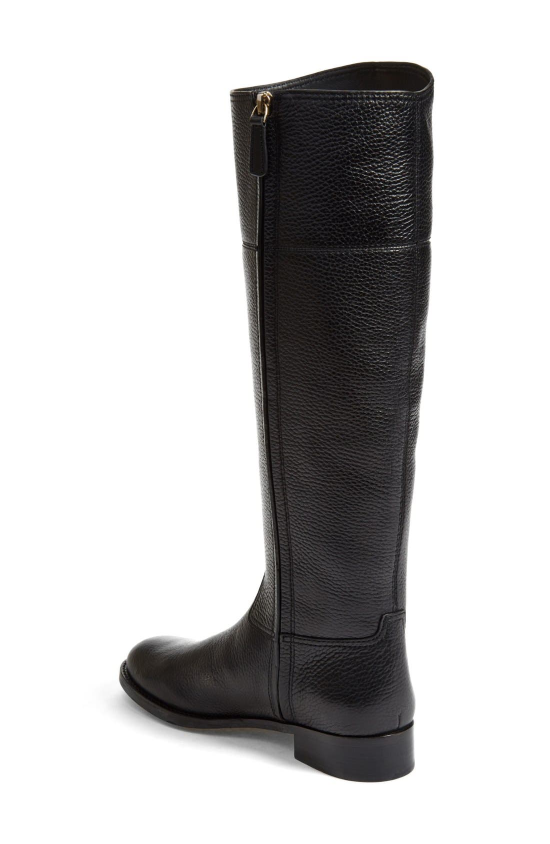 Tory Burch 'Jolie' Riding Boot, Alternate, color, 