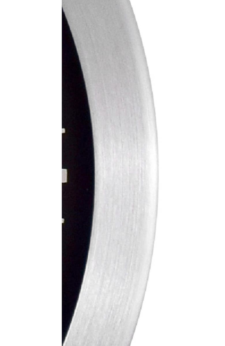 Westclox Aluminum Wall Clock, Alternate, color, Silver