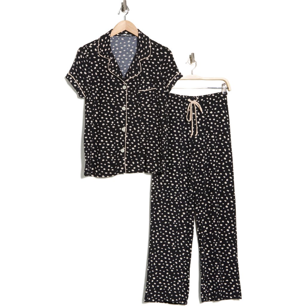 Tart Ginnie Brushed Jersey Pajamas In Black