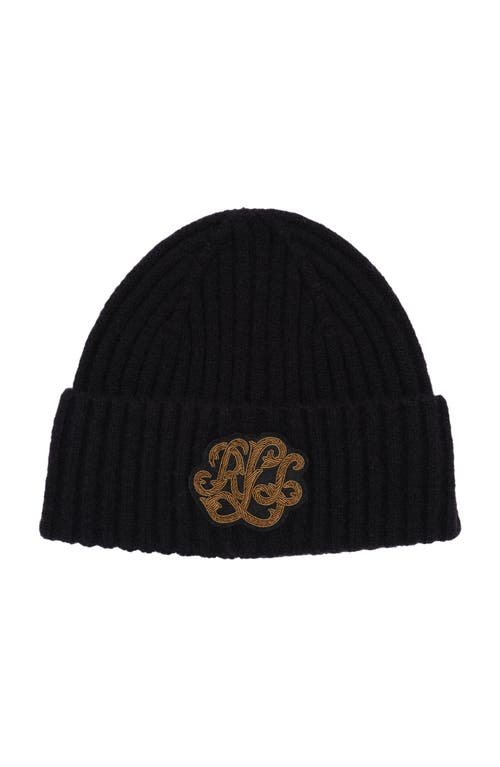 Lauren Ralplh Lauren Gifting Hat With Buillion In Black