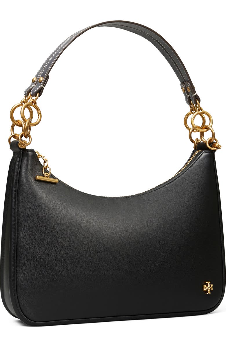 Tory Burch 151 Mercer Leather Crescent Bag, Alternate, color,