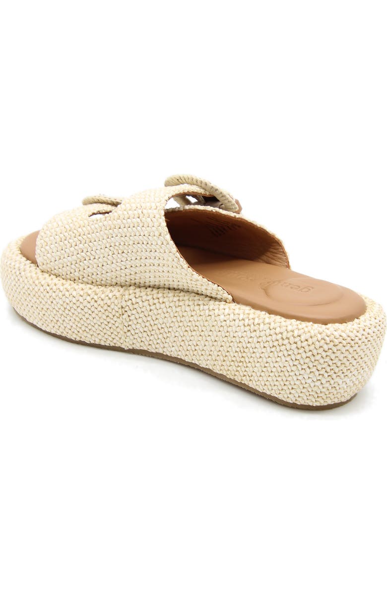 Gentle Souls Theresa Platform Slide Sandal, Alternate, color, Natural Raffia