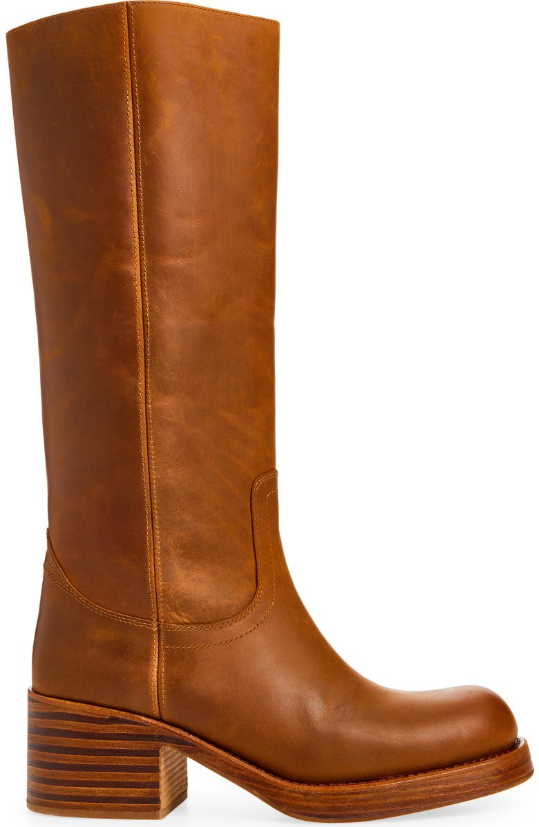 Jeffrey Campbell Reflect Platform Boot, Alternate, color, Tan Distressed