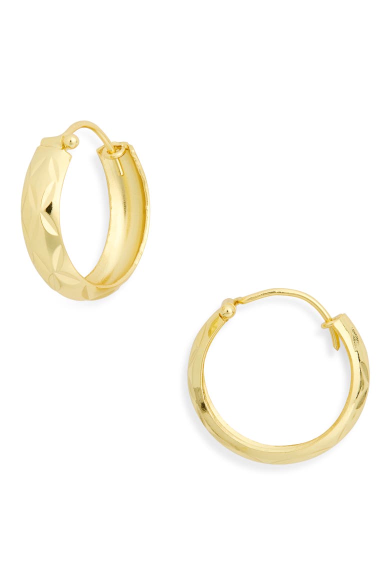 Endless Hoop Earrings, Main, color, GOLD