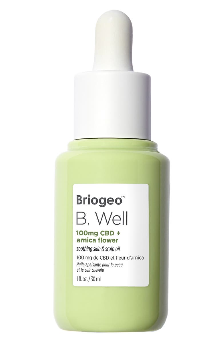 Briogeo B. Well 100mg CBD + Arnica Flower Soothing Skin & Scalp Oil, Main, color,