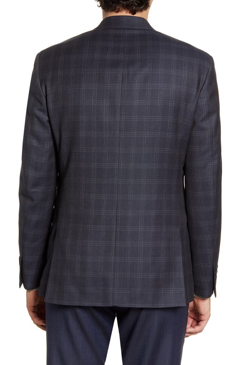John W. Nordstrom<sup>®</sup> Traditional Fit Plaid Wool Sport Coat, Alternate, color, 