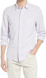 HIROSHI KATO Trim Fit Solid Button-Up Shirt