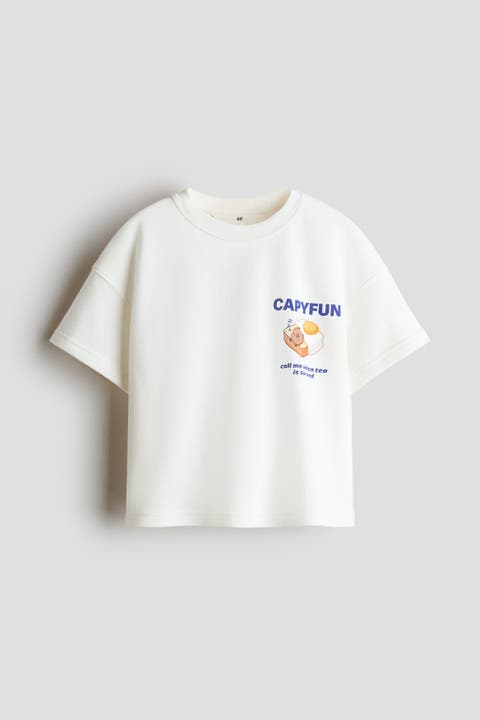 T-shirt With Printed Motif