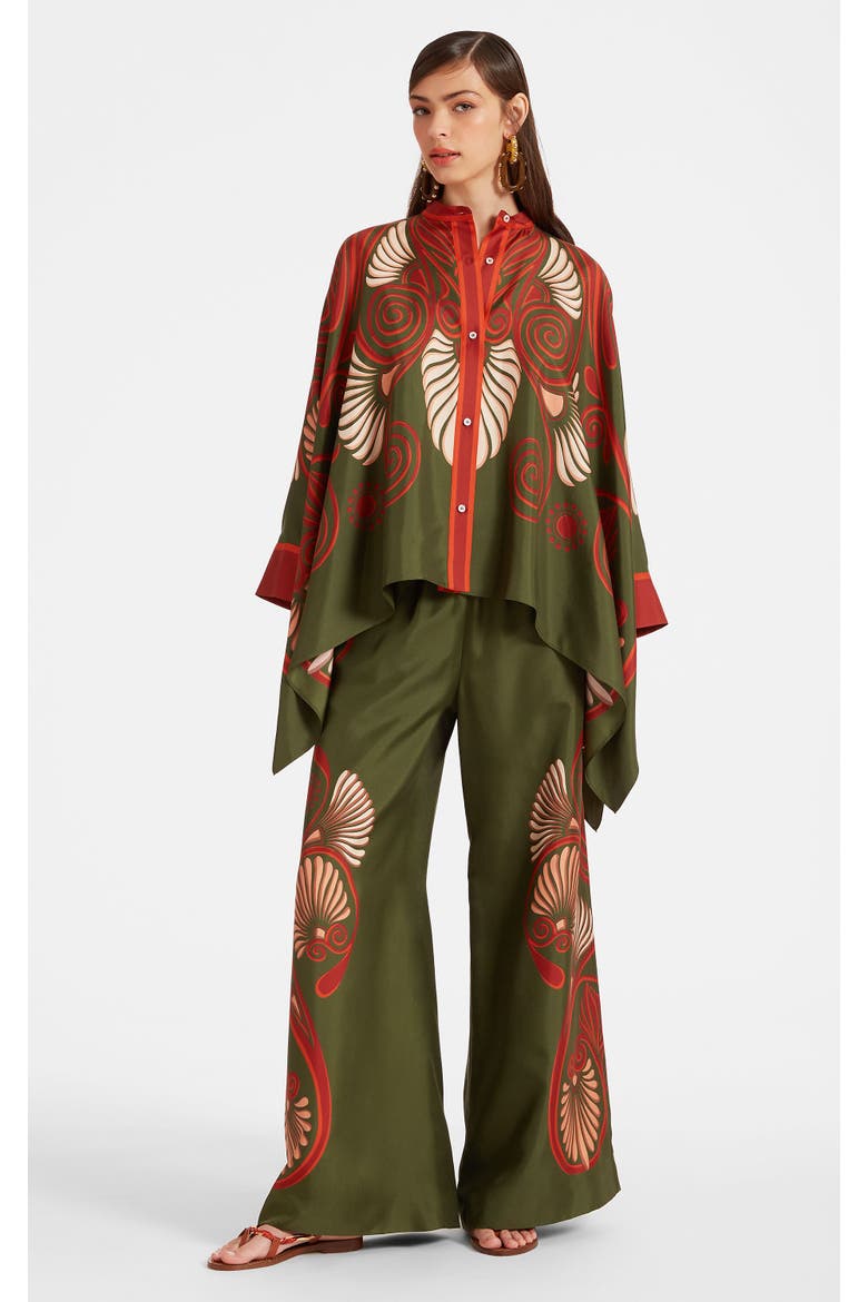 Palazzo Pants, Main, color, Kerylos Placée Dark Green