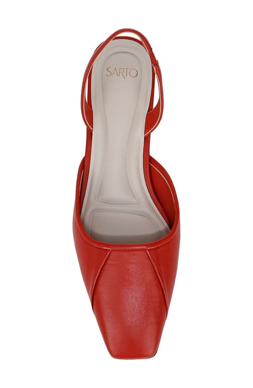 Sarto By Franco Sarto Debbie Slingback Pump In Red