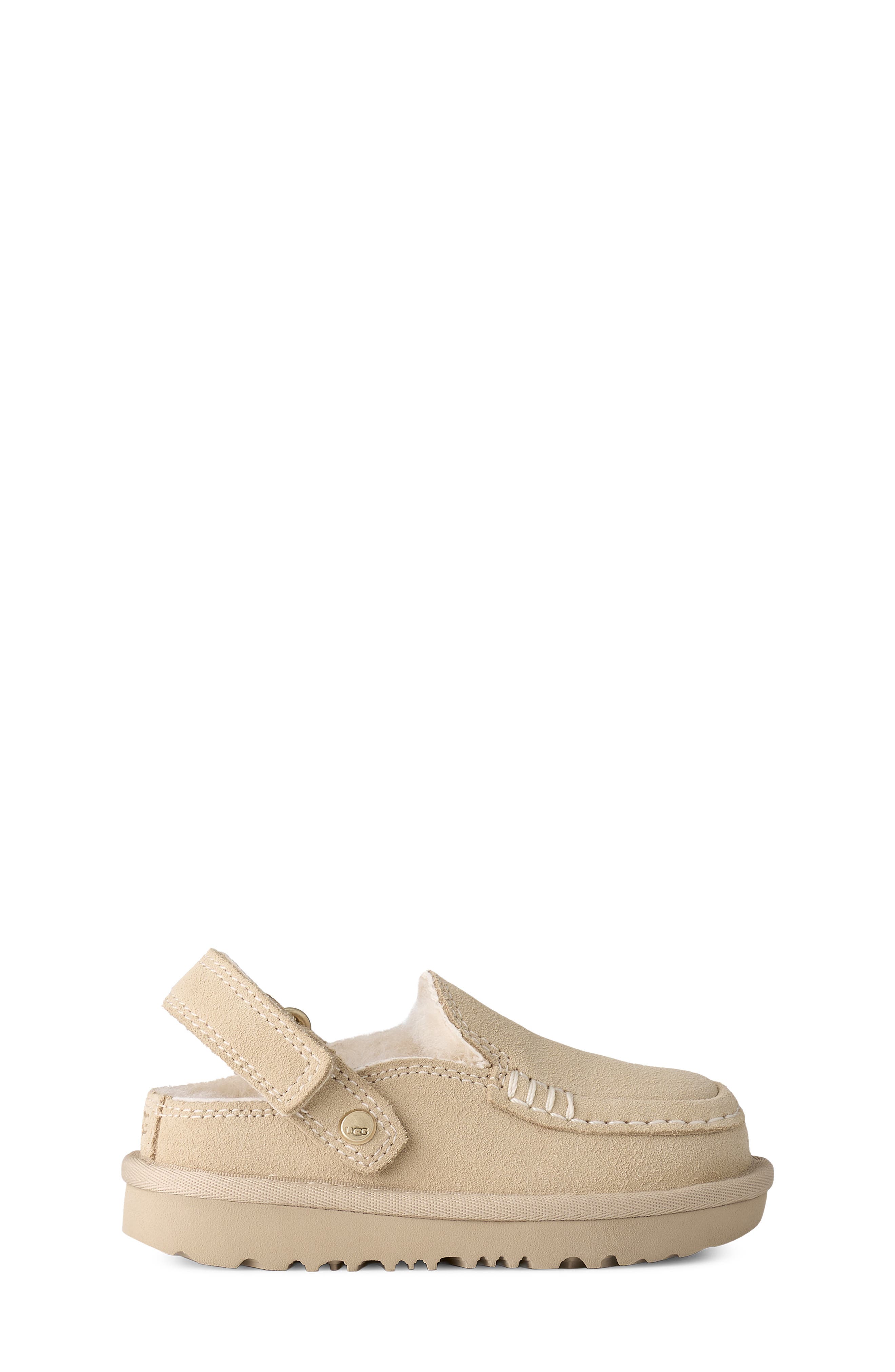 Kids' Goldenstar Evelina Genuine Sheepskin Lined Clog, Alternate, color, SAND CASTLE