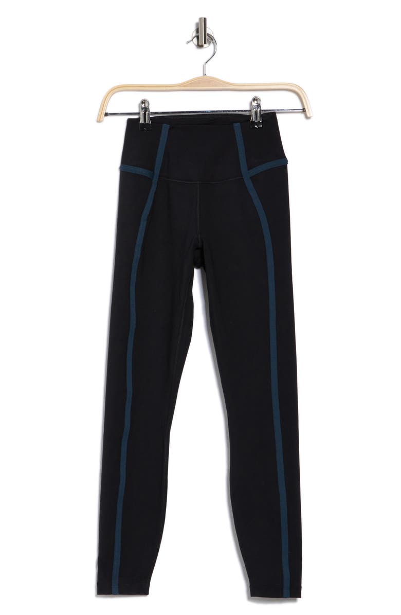 Nike Dri-FIT One High Waist 7/8 Leggings, Alternate, color, 010 Black/Black