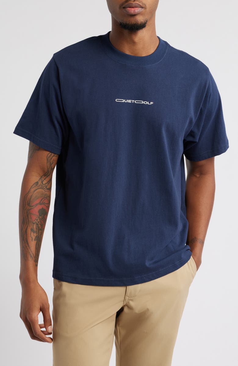 Quiet Golf Links Graphic T-Shirt, Main, color, 