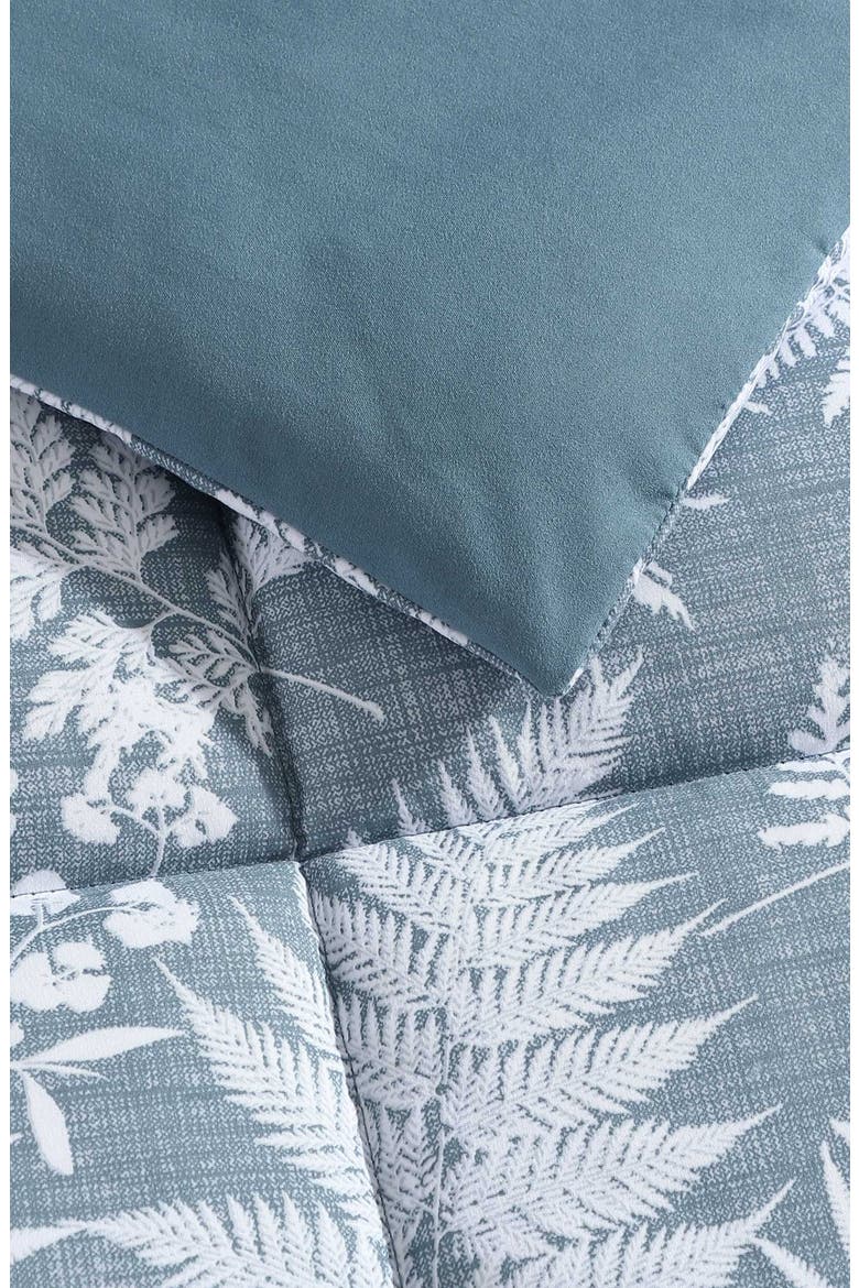 Fern Garden Reversible Comforter Set, Alternate, color, CABANA BLUE