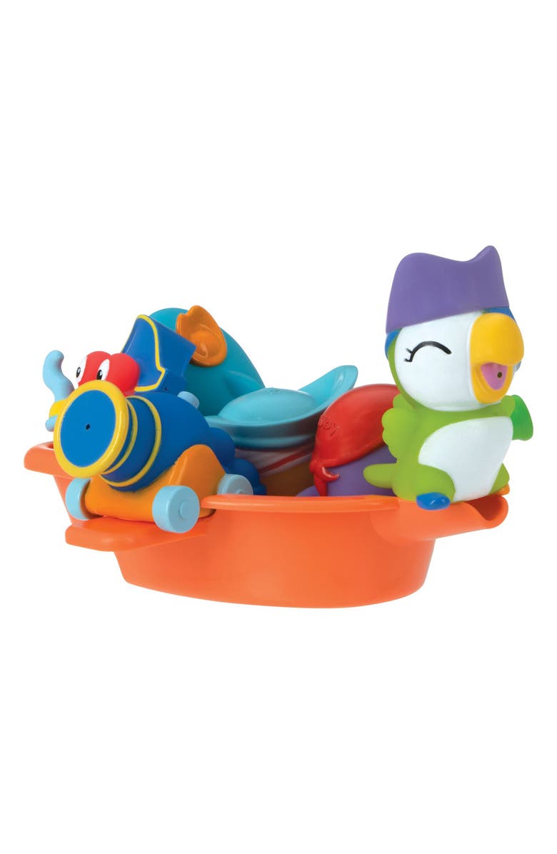 NUBY Pirate Pal Bath Toys, Alternate, color, Multi