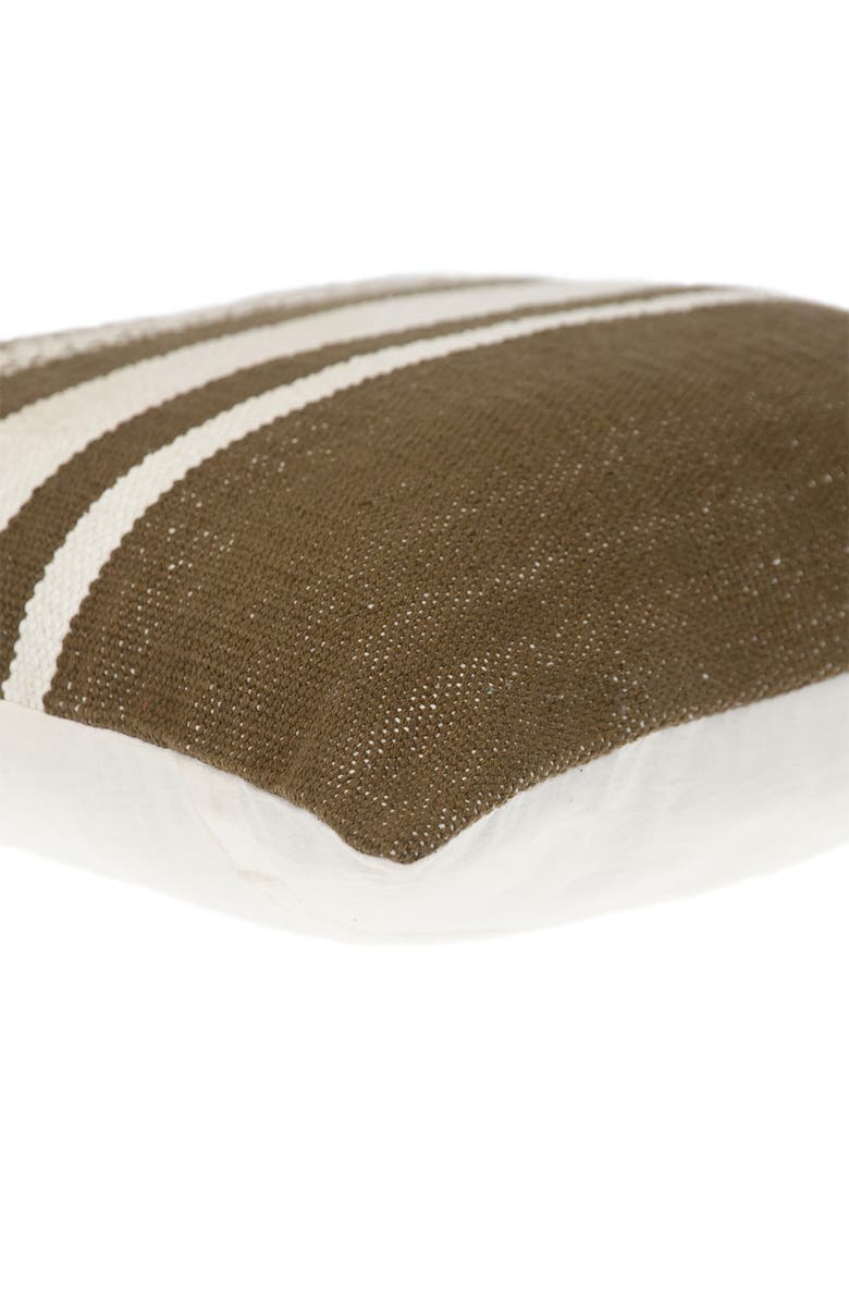 PARKLAND COLLECTION Stripe Square Accent Pillow, Alternate, color, 
