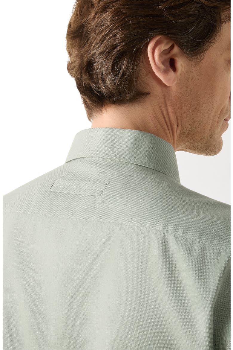 Cashco Cashmere & Cotton Button-Up Shirt, Alternate, color, LIGHT GREEN