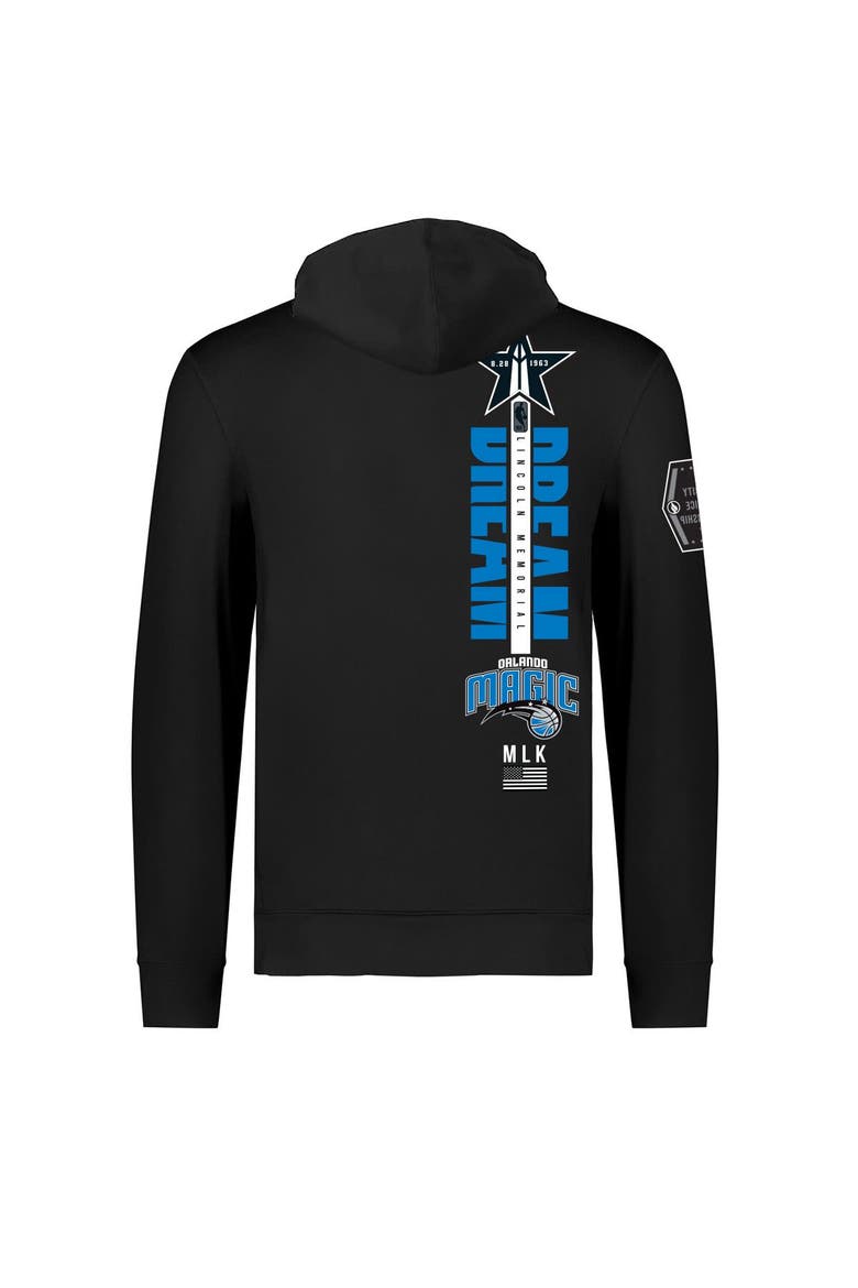 Unisex FISLL x Black History Collection  Black Orlando Magic Pullover Hoodie, Alternate, color, Black