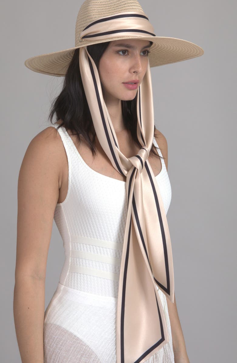 Eugenia Kim Cassidy UPF 25+ Packable Wide Brim Fedora, Alternate, color, Natural