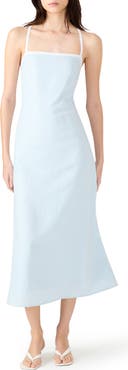 Steve Madden Riyan Linen Blend A-Line Sundress