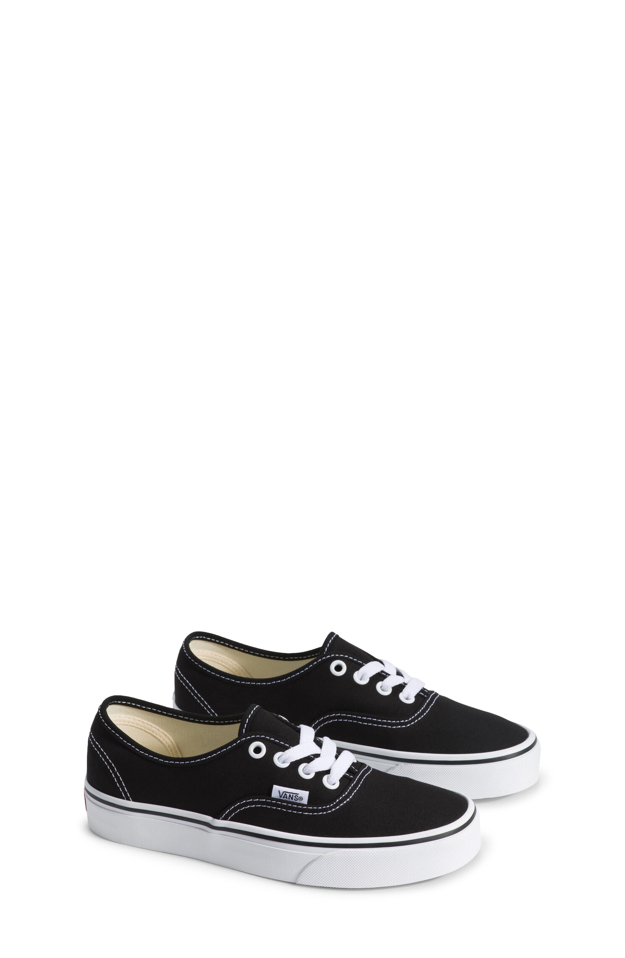Kids' Authentic Sneaker, Main, color, BLACK
