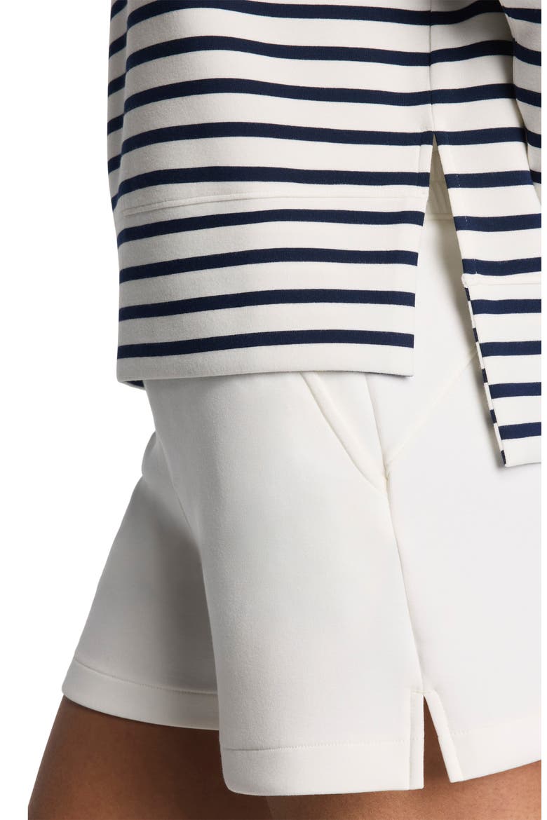 Air Essentials Stripe Sweatshirt, Alternate, color, YACHT ST P TNAVY