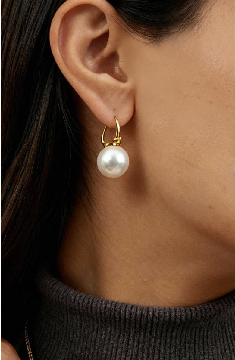 RETRO CHIC Retro Pearl Earrings, Alternate, color, White