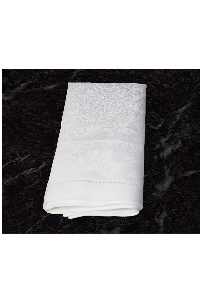 Linen Arboretum Napkins - White - Set of 6, Alternate, color, WHITE