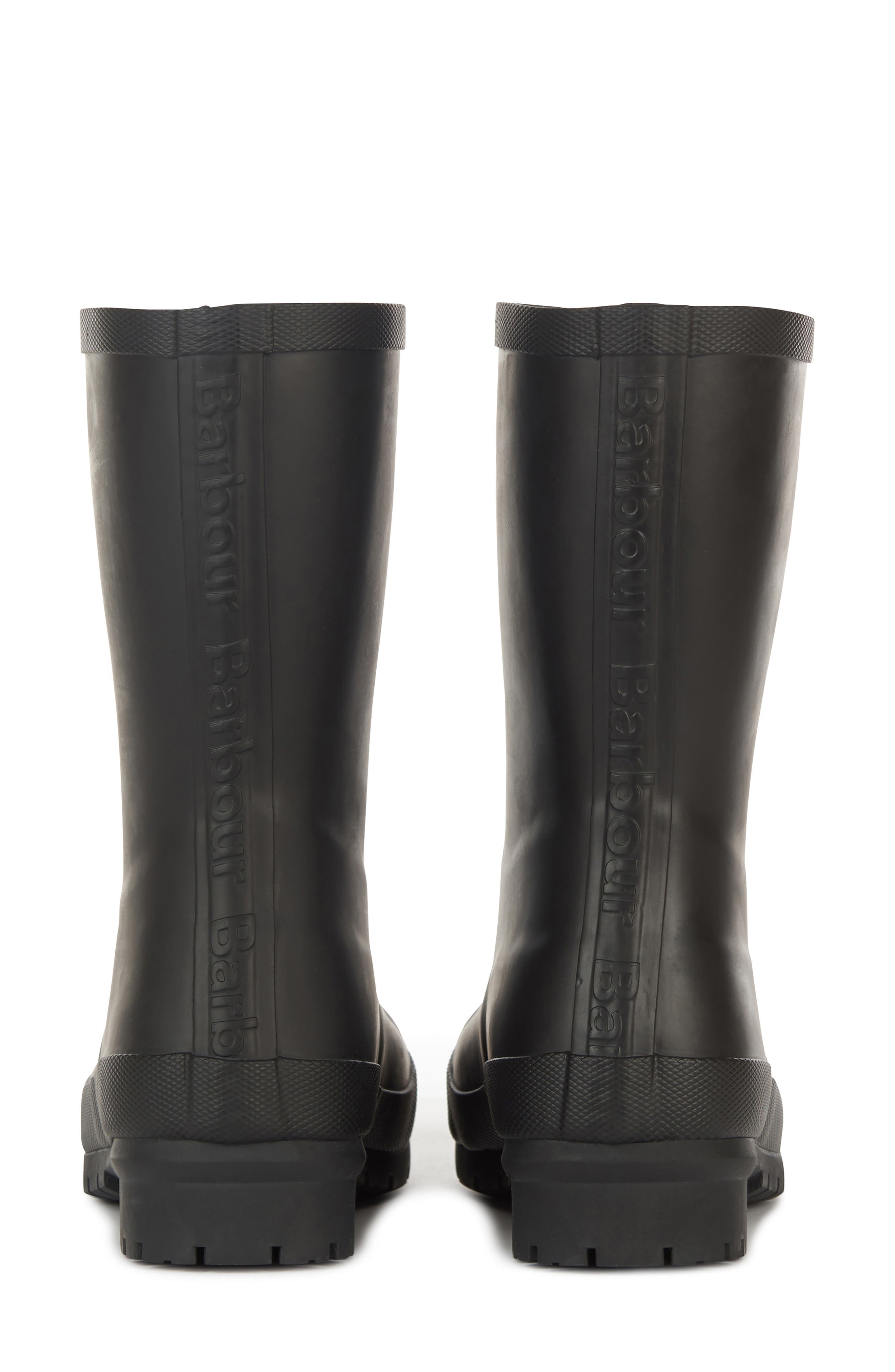 Barbour Banbury Rain Boot, Alternate, color, Black