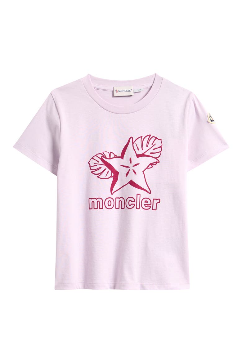 Kids' Logo Patch Graphic T-Shirt, Main, color, LAVENDER