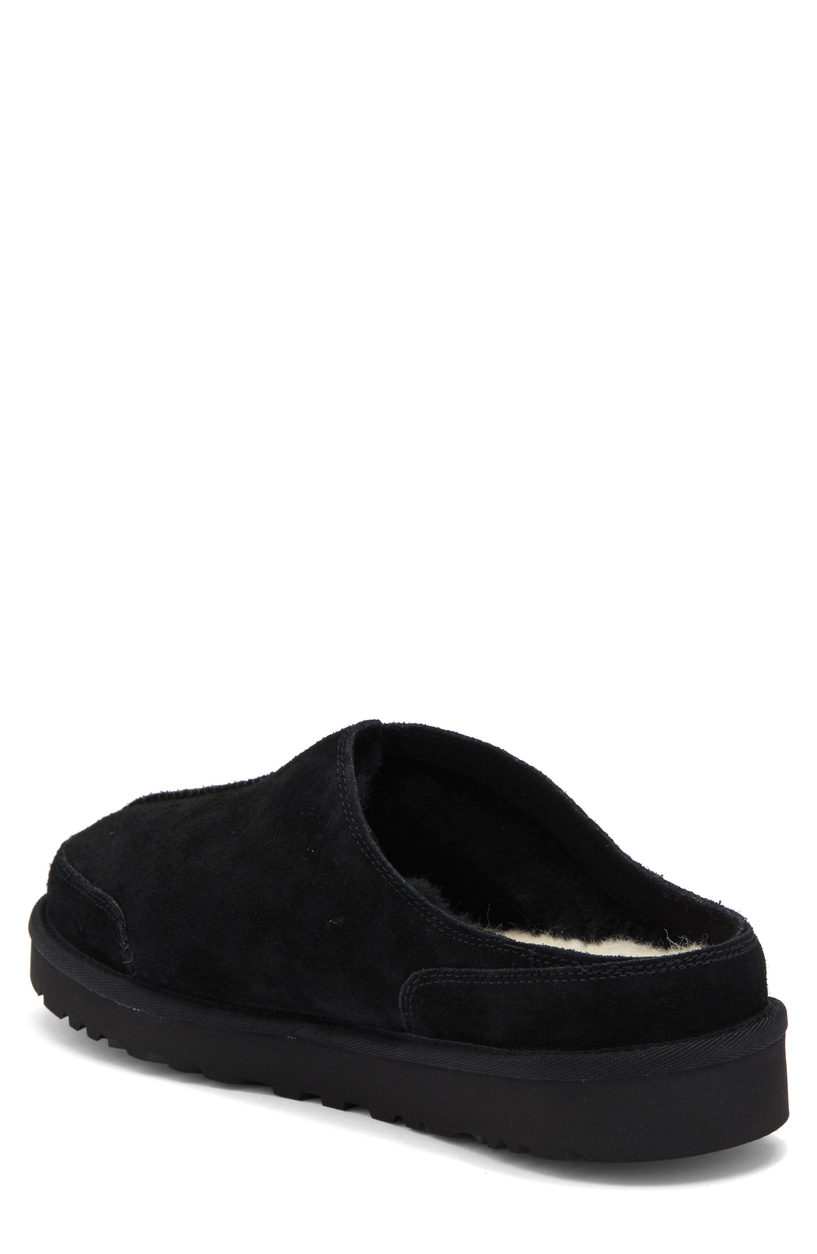 UGG<sup>®</sup> Marcman Wool Blend Lining Slipper, Alternate, color, Black